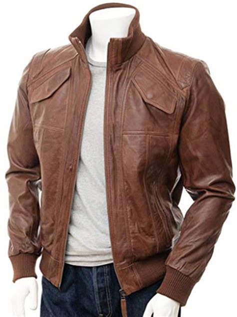 Bomber jacket in lambskin 